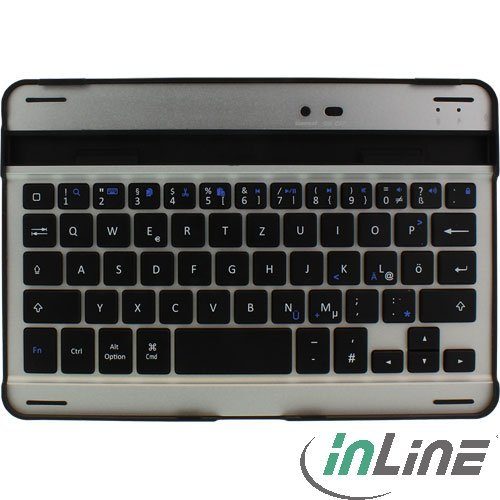 InLine 55371 mobile device keyboard QWERTZ German Bluetooth Black – image 3