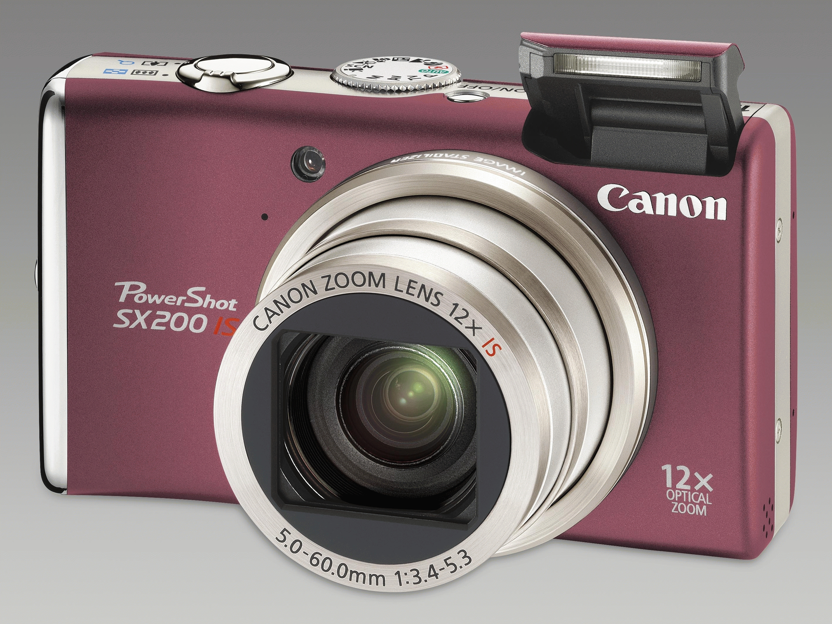 Canon PowerShot SX200 IS, Red – image 2
