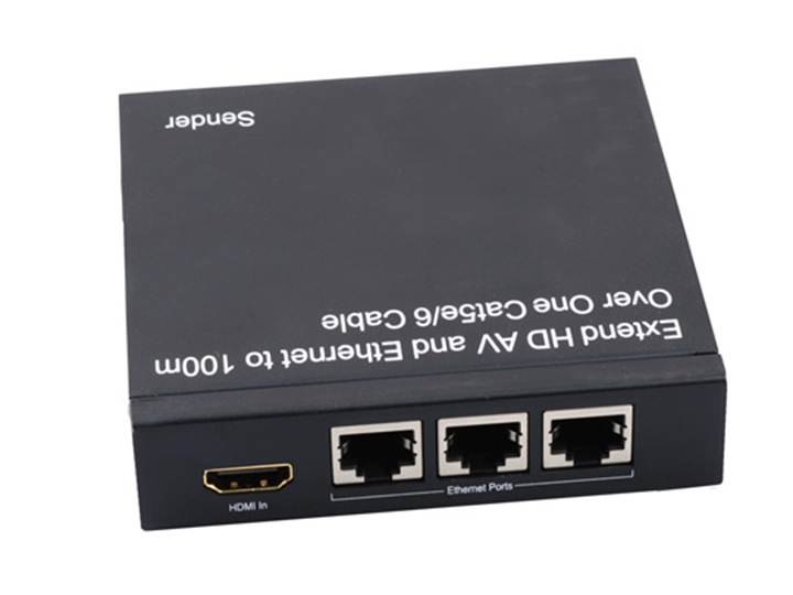 Microconnect HDMEX100 network extender Network transmitter & receiver Black – image 2