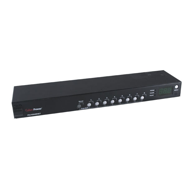 CyberPower PDU15SW8RNET power distribution unit (PDU) 8 AC outlet(s) 1U Black – image 2