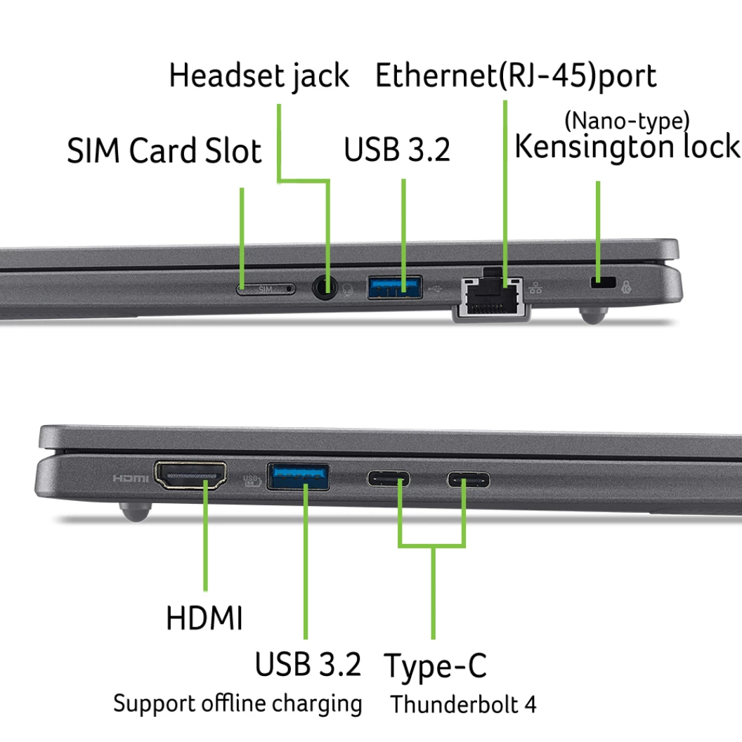 Acer TravelMate P2 16 AI TMP216-52-TCO-71DK Copilot+ PC Intel Core Ultra 7 355 Laptop – image 2