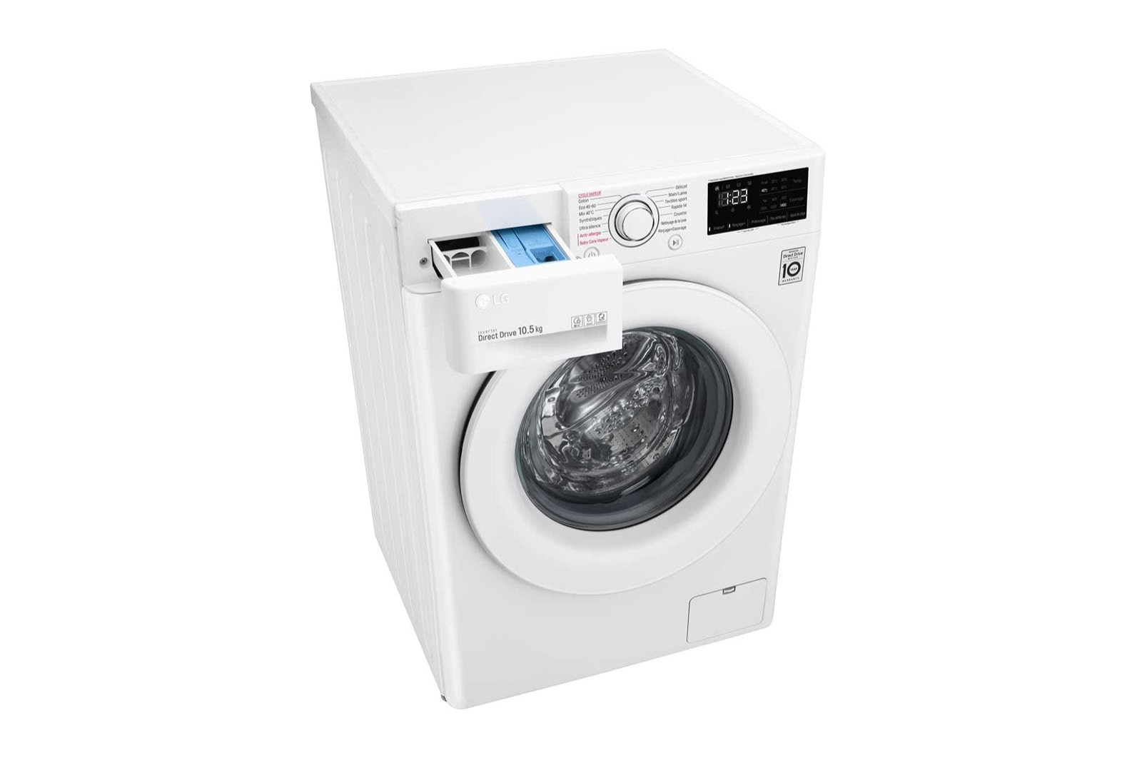 LG F14V33WHS washing machine Front-load – image 9