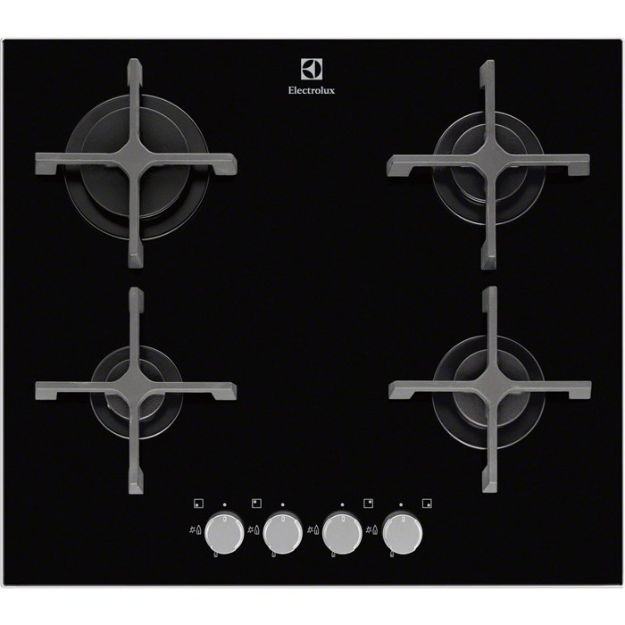 Electrolux EGT6342NOK hob Black Built-in Gas 4 zone(s)