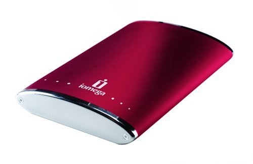 Iomega eGo Ruby Red Portable Hard Drive