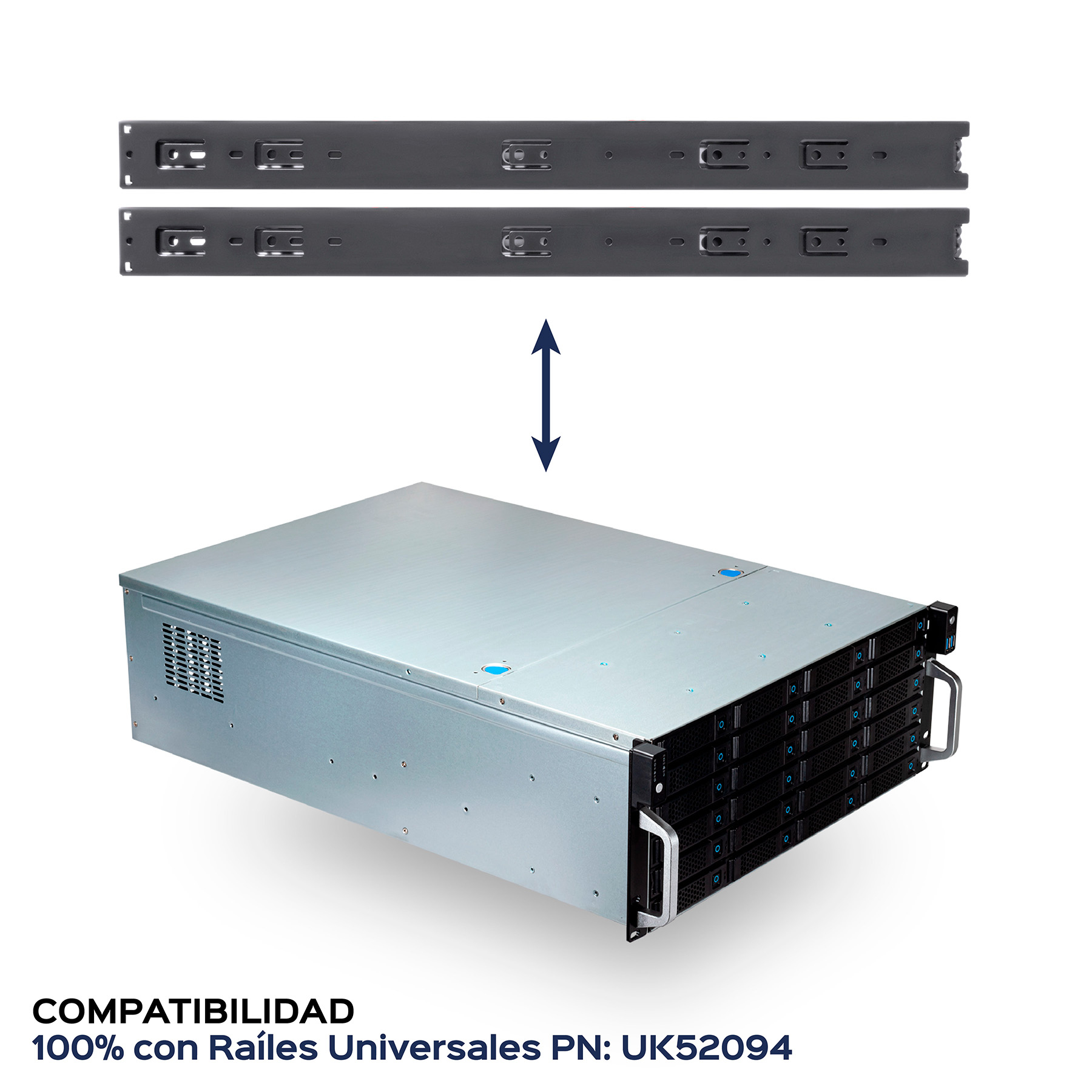 UNYKAch Server Rack Hot Swap 4U / 24 Bays – image 8