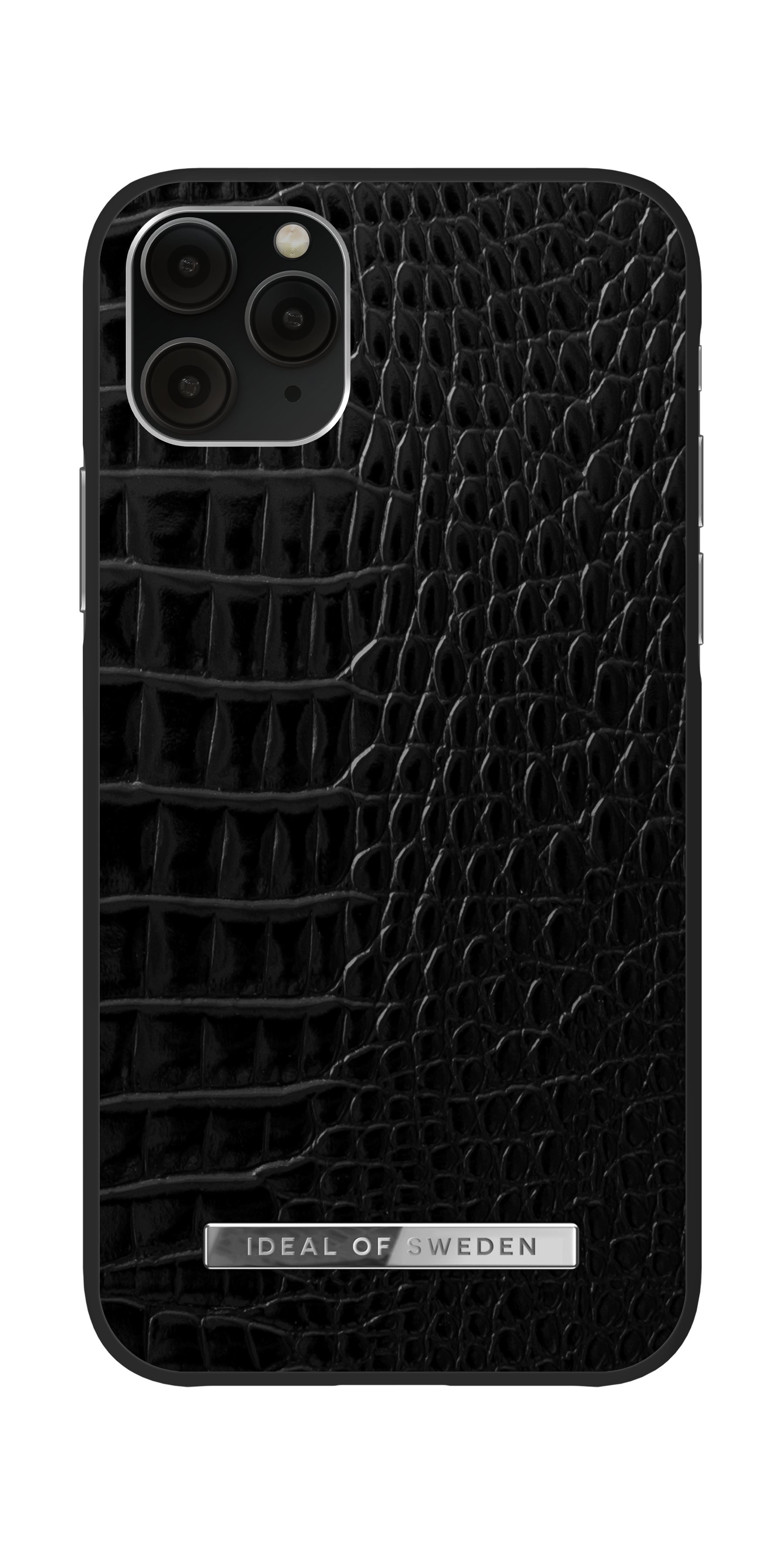 iDeal of Sweden Atelier Case iPhone 11P/XS/X Neo Noir Croc Slvr – image 4