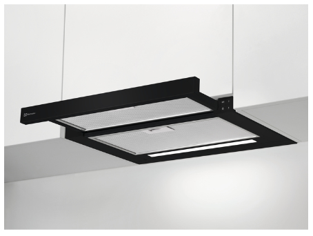 Electrolux DAK5536SW Built-under Black 420 m³/h