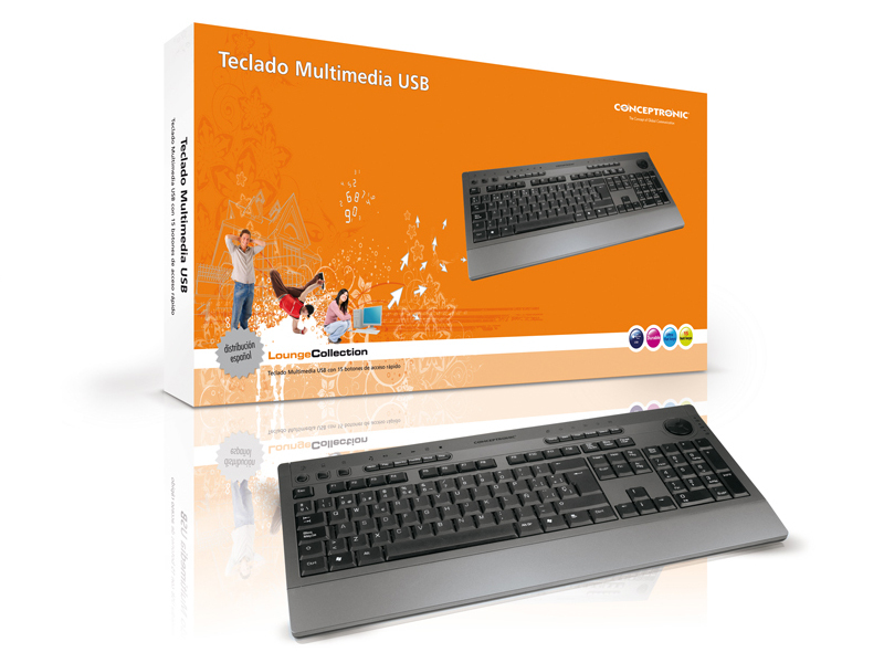 Conceptronic USB MULTIMEDIA KEYBOARD – image 4