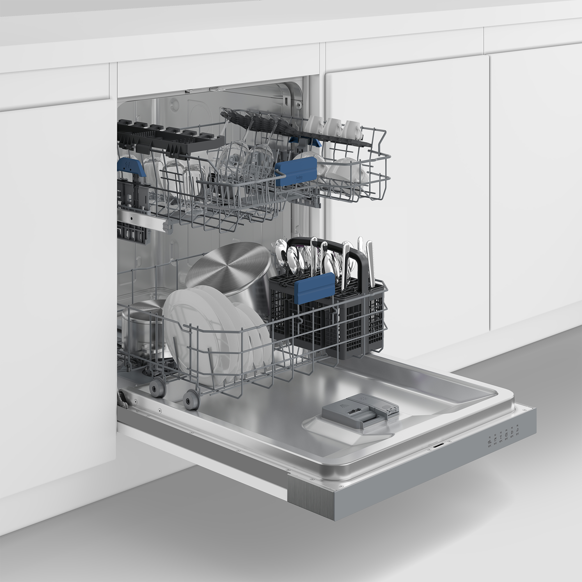 Beko b300 BDSN26450X Semi built-in 14 place settings – image 3