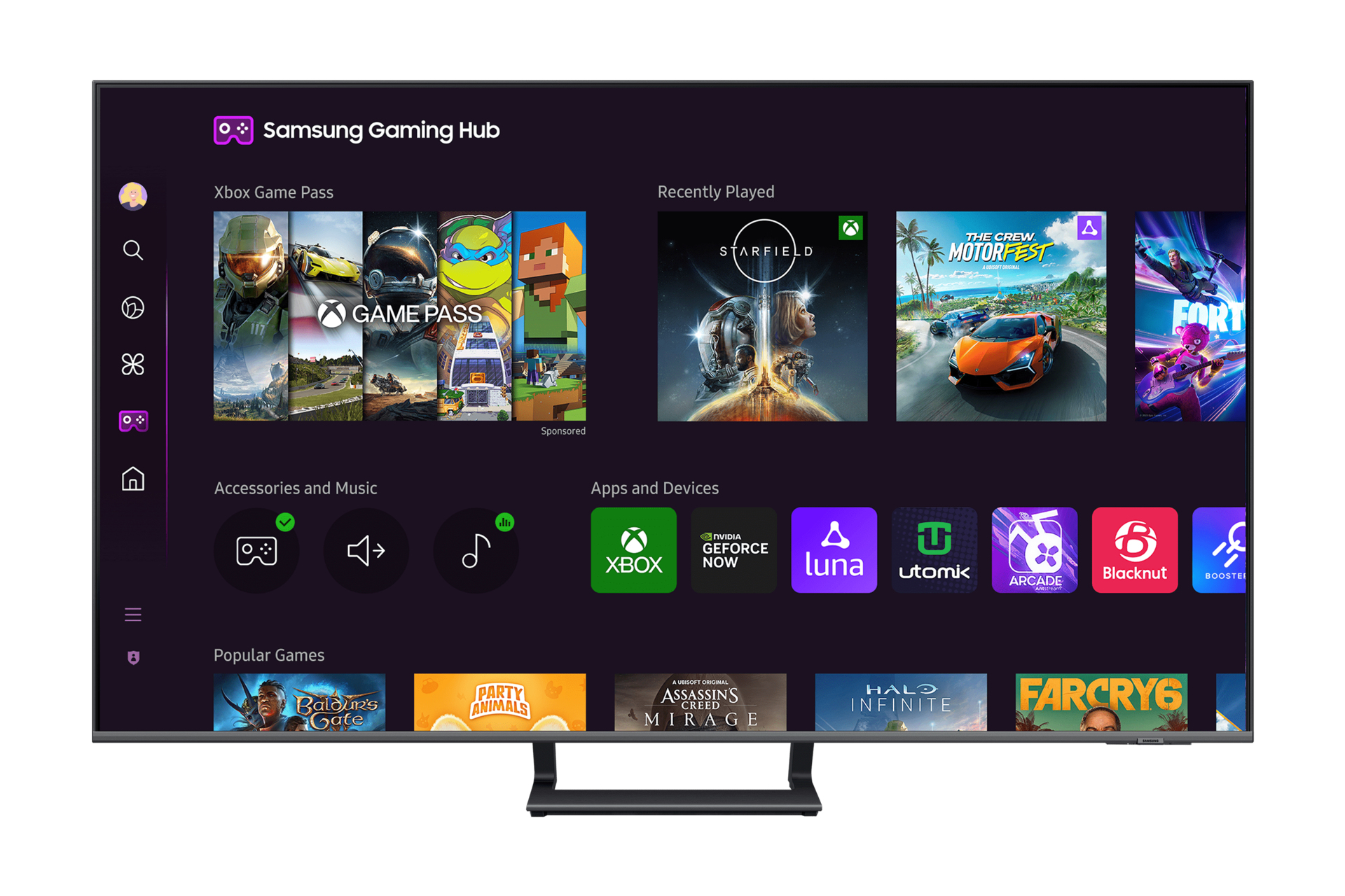 Samsung TQ55Q72DAT 139.7 cm (55") 4K Ultra HD Smart TV Wi-Fi Grey – image 2
