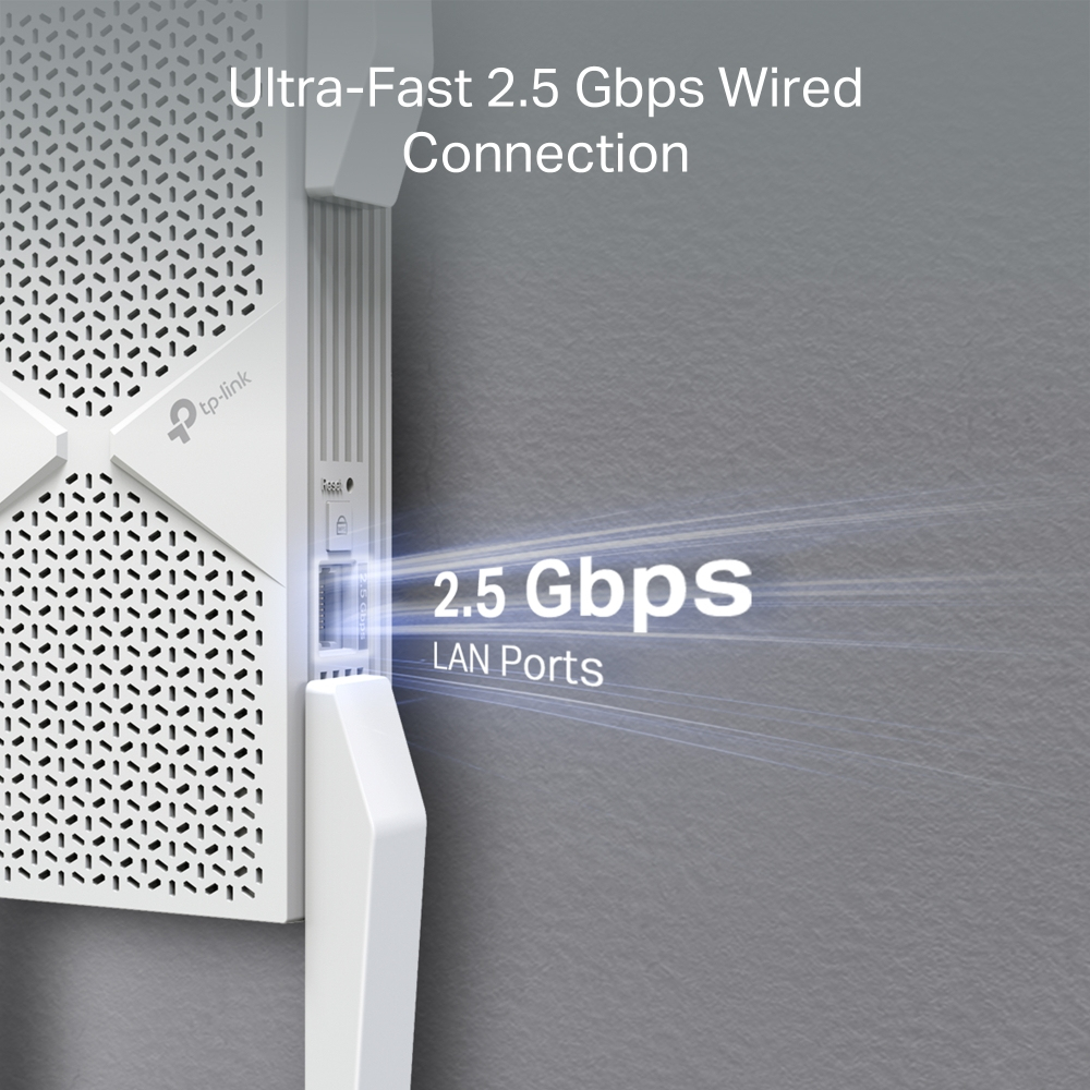 TP-Link BE11000 Network transmitter & receiver White 2500 Mbit/s – image 8
