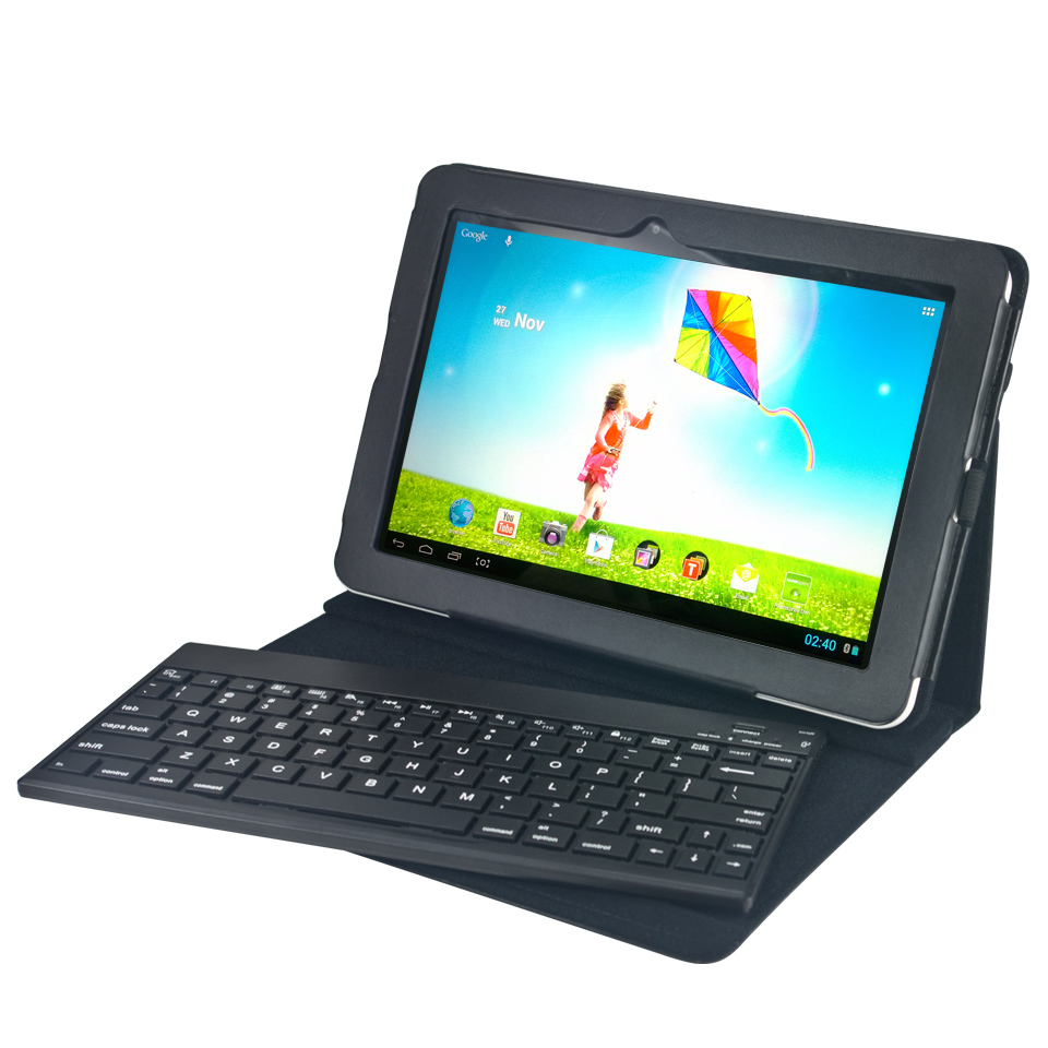 Hannspree 80-00000000G171 mobile device keyboard QWERTY Spanish Bluetooth Black