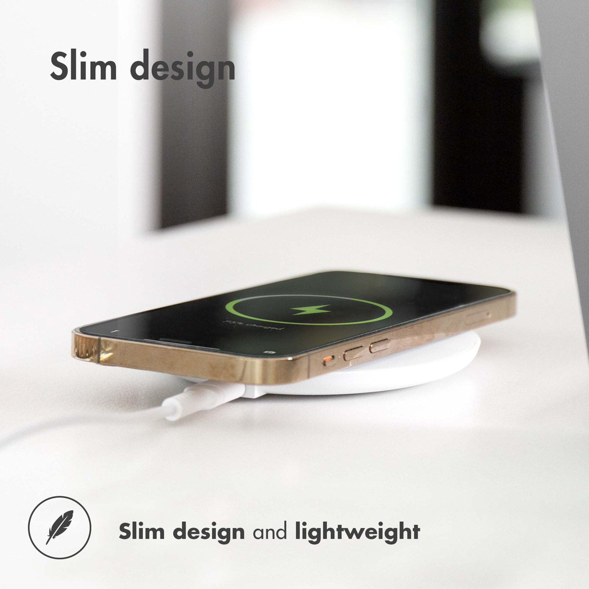 Accezz WIRELESSCHARGER44631902 mobile device charger Smartphone White USB Wireless charging Indoor – image 5
