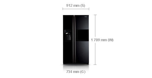 Samsung RSH5ZLBG side-by-side refrigerator – image 2