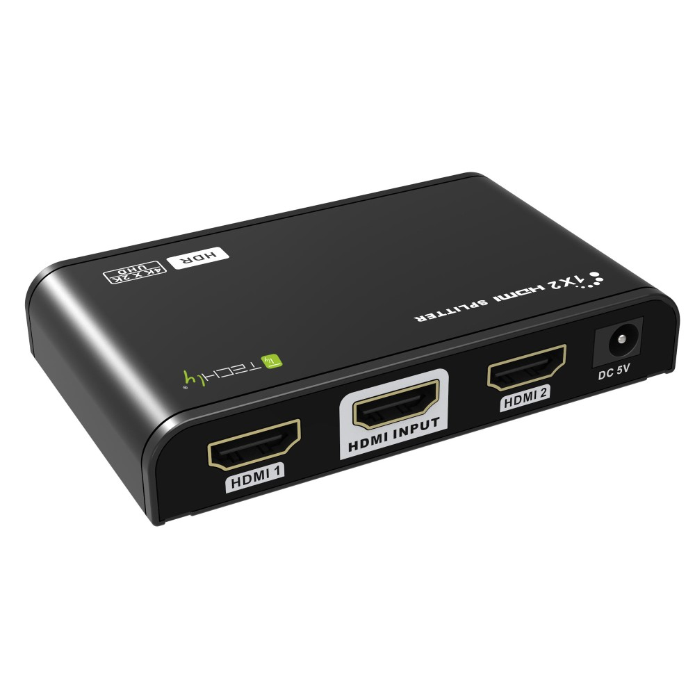 Techly HDR Splitter 1x2 HDMI 2.0 4Kx2K 60 Hz