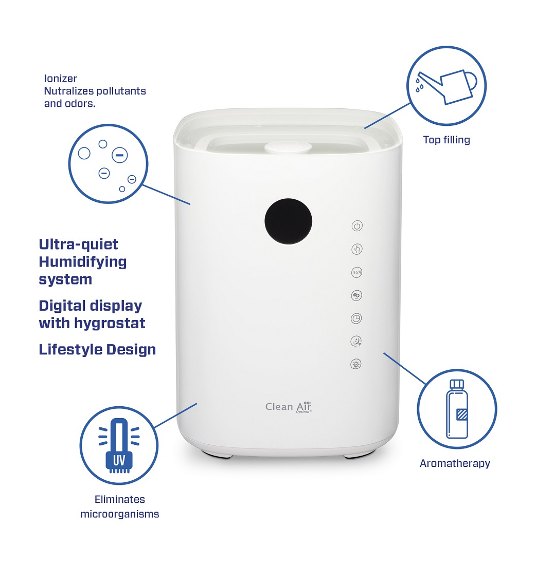 Clean Air Optima CA-604W humidifier Ultrasonic – image 4
