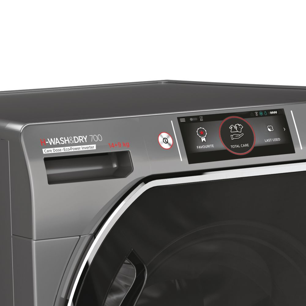 Hoover AWDFD4149AMR/1-S washer dryer Freestanding Front-load Anthracite – image 2