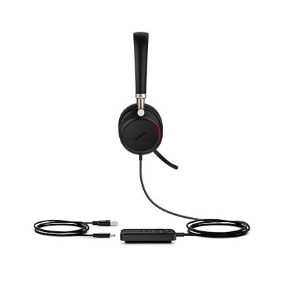 Yealink UH38 Headset Wired & Wireless Head-band Calls/Music USB Type-C Bluetooth Black – image 3