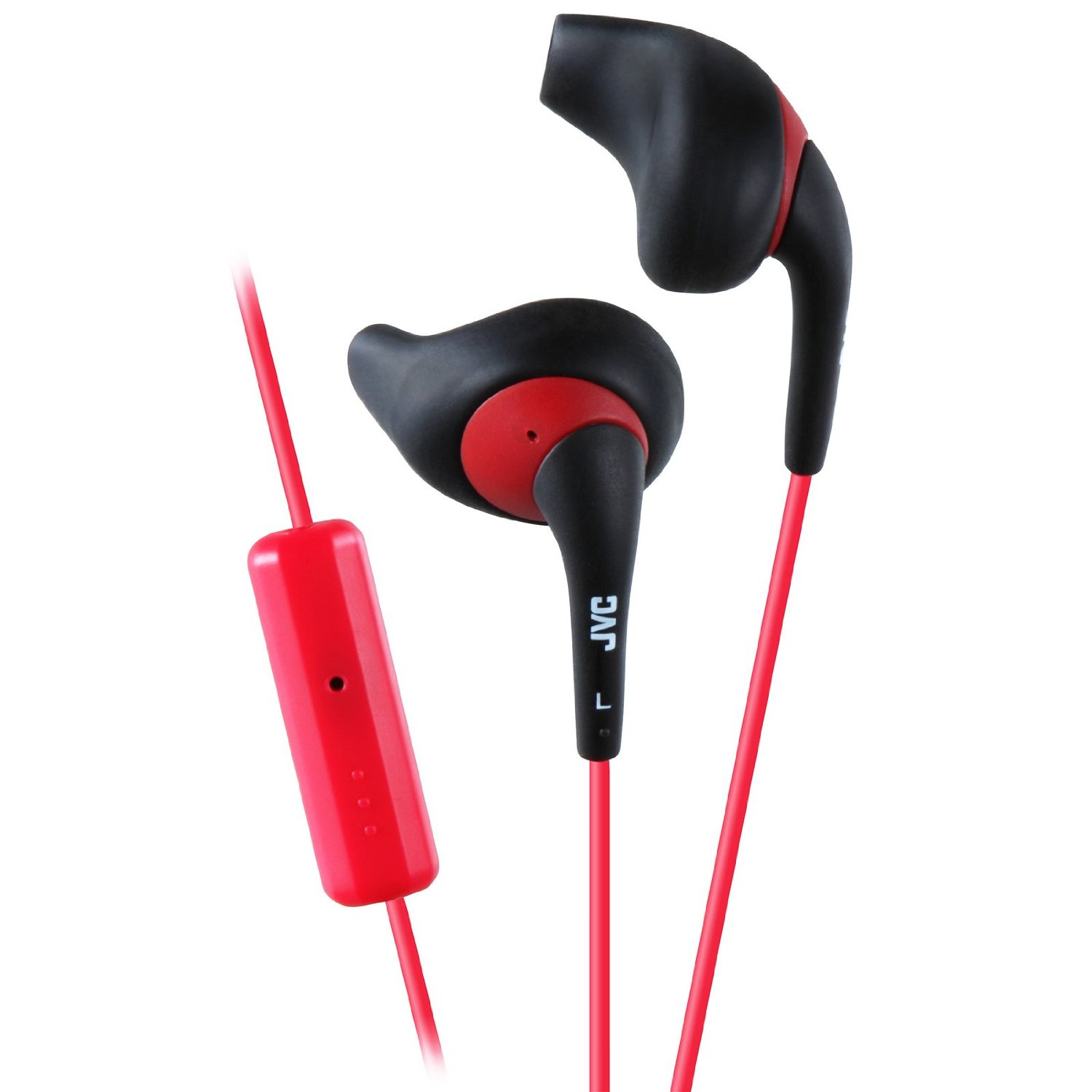 JVC Gumy Sport Headset Wired In-ear Sports Black, Red image 1