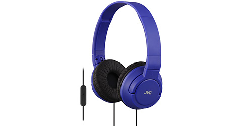 JVC HA-SR185 Headset Wired Head-band Black, Blue image 1