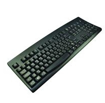 2-Power KEY1001DK klaviatuur Kontor USB Taani Must