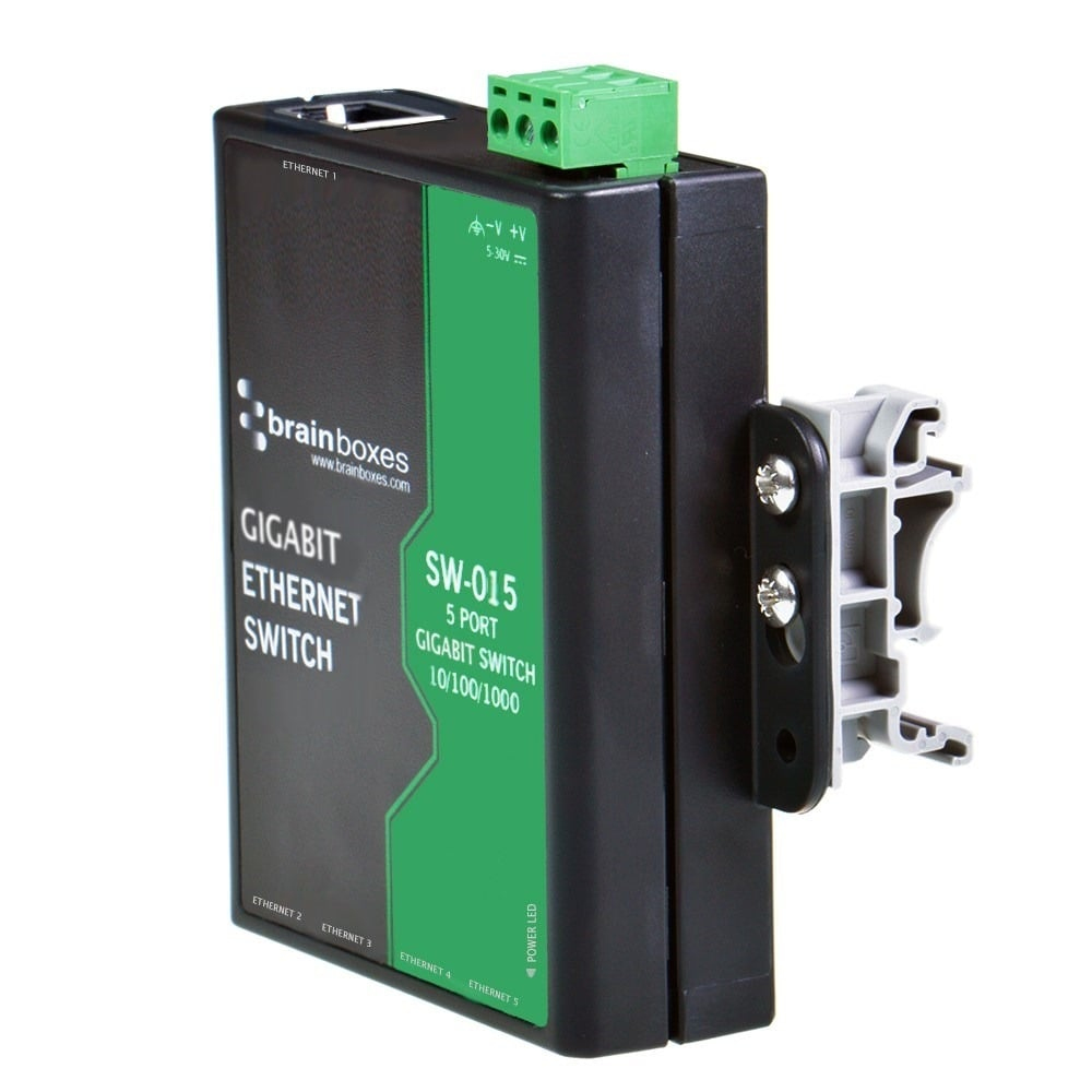 Brainboxes Light Industrial 5 Port Gigabit Ethernet Switch – image 8