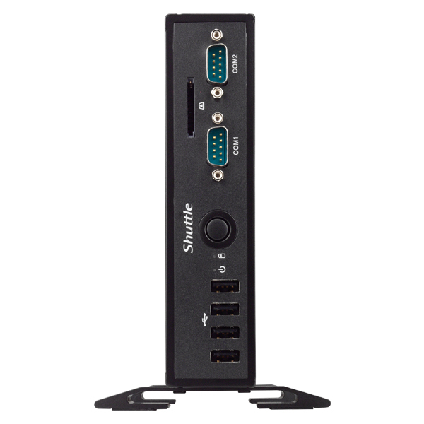 Shuttle DS 5700XA PC/workstation Intel® Celeron® 3205U 4 GB DDR3L-SDRAM 120 GB SSD Nettop Mini PC Black image 3
