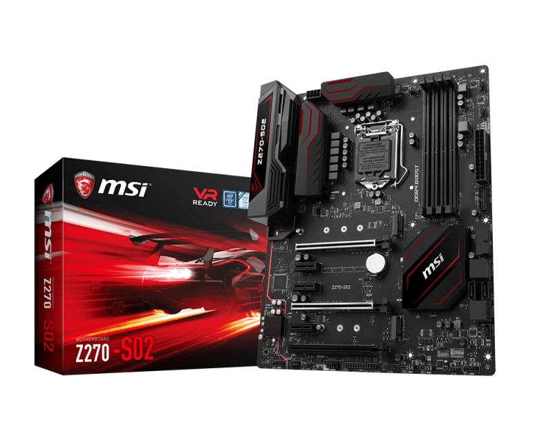 MSI Z270-S02 motherboard Intel® Z270 LGA 1151 (Socket H4) ATX
