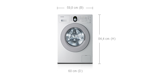 Samsung WF8804ASV washing machine Front-load – image 3