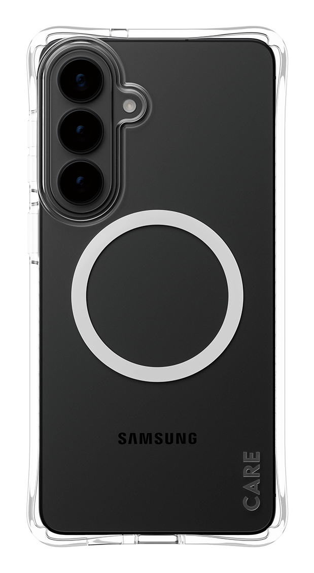 PanzerGlass CARE™ by PanzerGlass® Samba Case Transparent w. White Qi Samsung Galaxy S26+