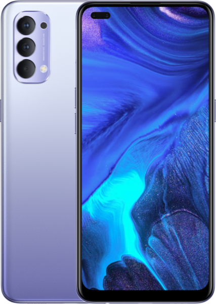 Oppo Reno4 16.3 cm (6.4") ColorOS 7.2 4G USB Type-C 8 GB 128 GB 4015 mAh Purple