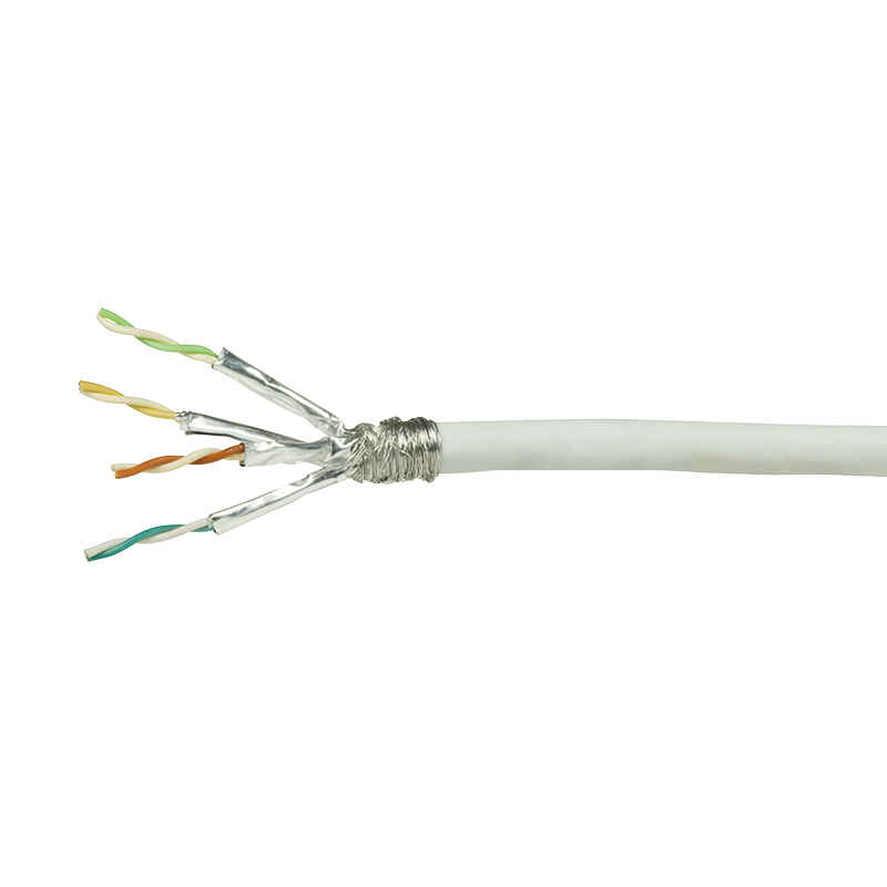 Logilink Netzwerk Verlegekabel S/FTP Cat6, PVC, weiß, 100m