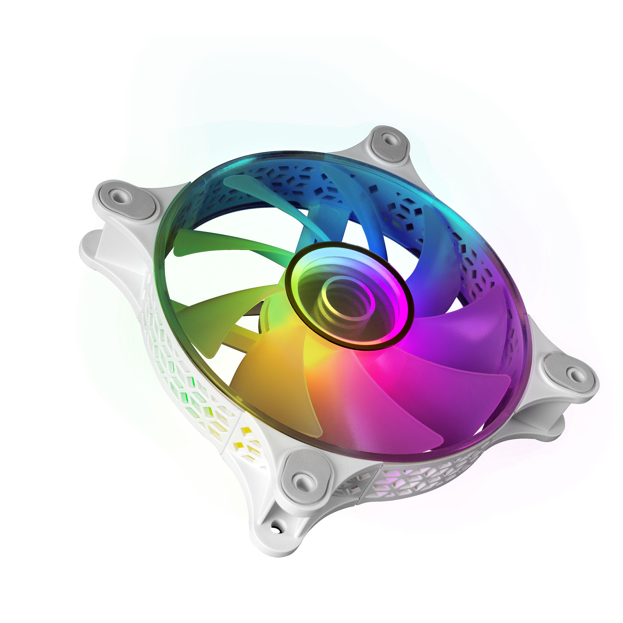 Mars Gaming MF-3D White ARGB Fan 360° – image 3