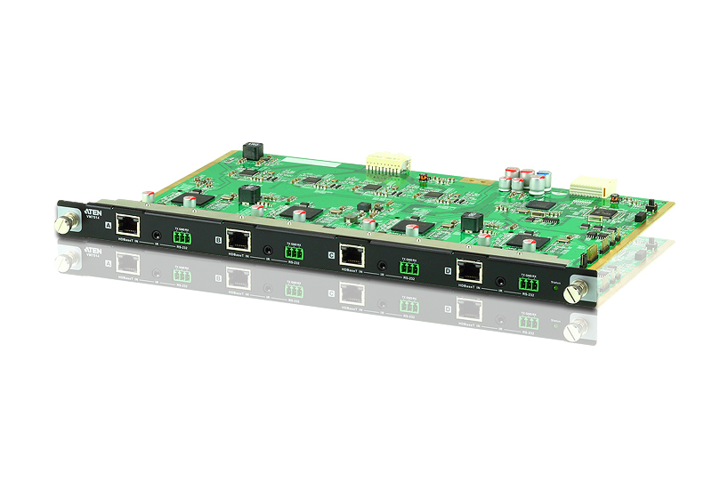 ATEN VM7514 4-Port HDBaseT Input Board - Expansion module - HDBaseT - for VanCryst VM1600A, VM3200, VM3250