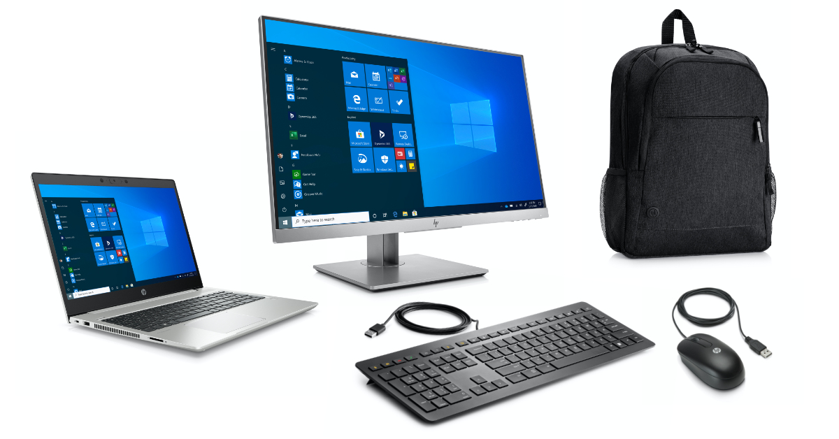 HP 450 G7 + EliteDisplay E243 + 1X644AA + QY776AT + QY777AT – image 1