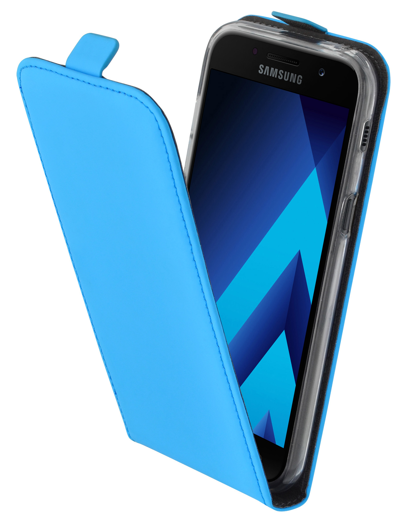 Mobiparts Premium Flip TPU Case Samsung Galaxy A5 (2017) Light Blue