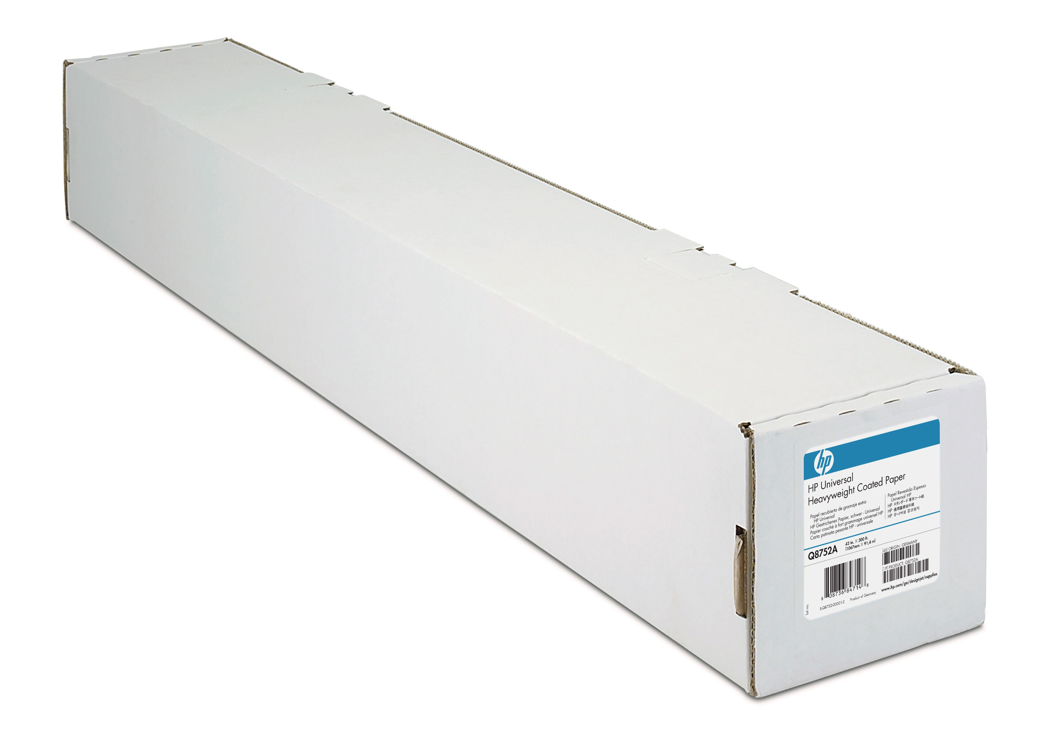 HP Coated Paper-610 mm x 45.7 m (24 in x 150 ft) storformatsmedia 45,7 m