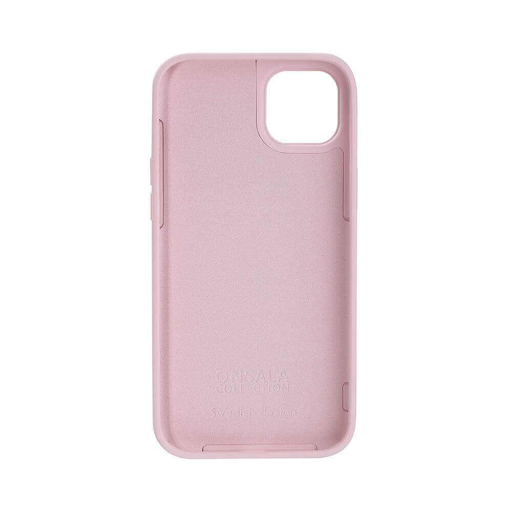 Onsala Phone Case Silicone Chalk Pink - iPhone 14 Plus – image 3