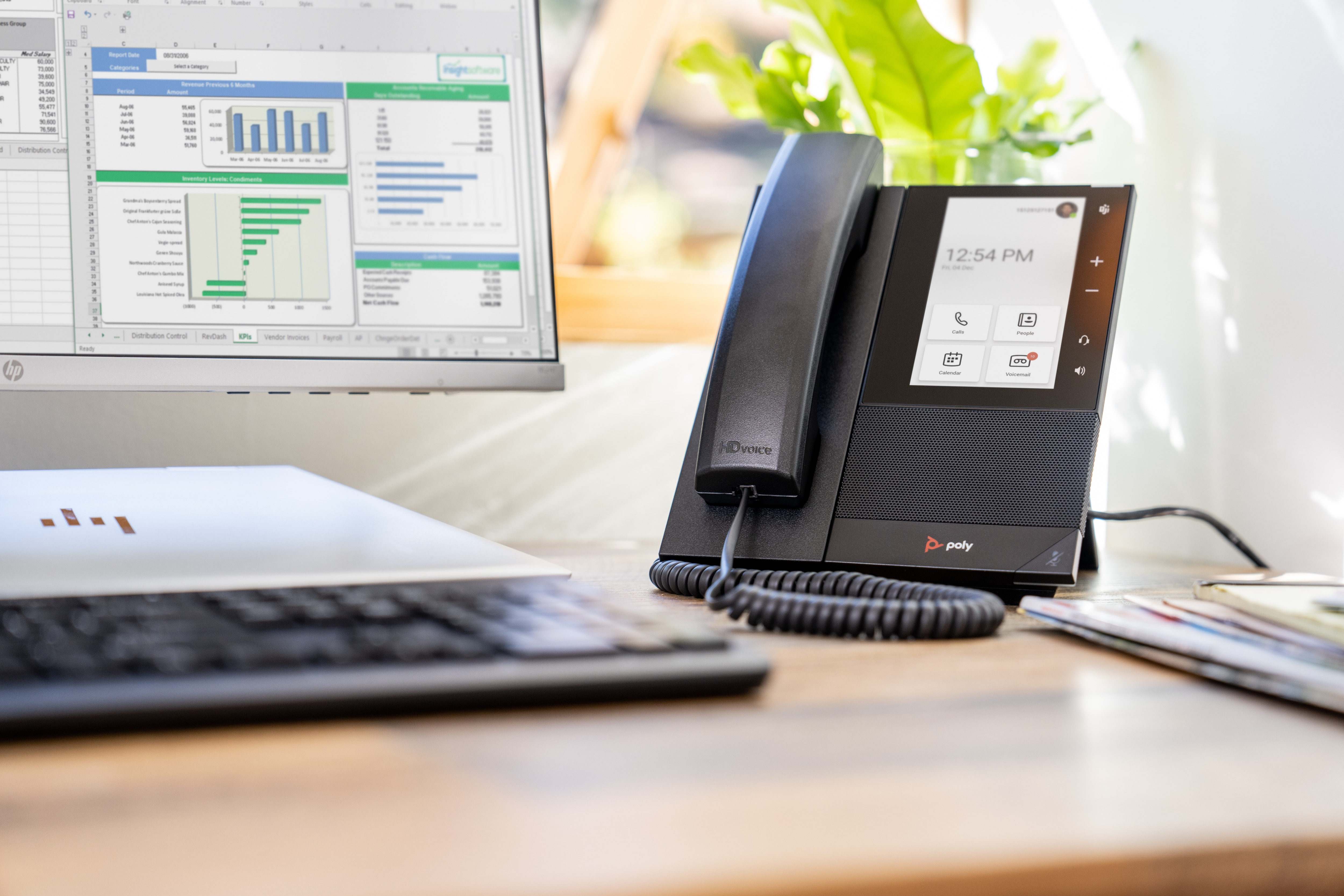 HP Poly CCX 500 Business Media Phone for Microsoft Teams and PoE-enabled. Product type: IP Phone, Product colour: Black, H