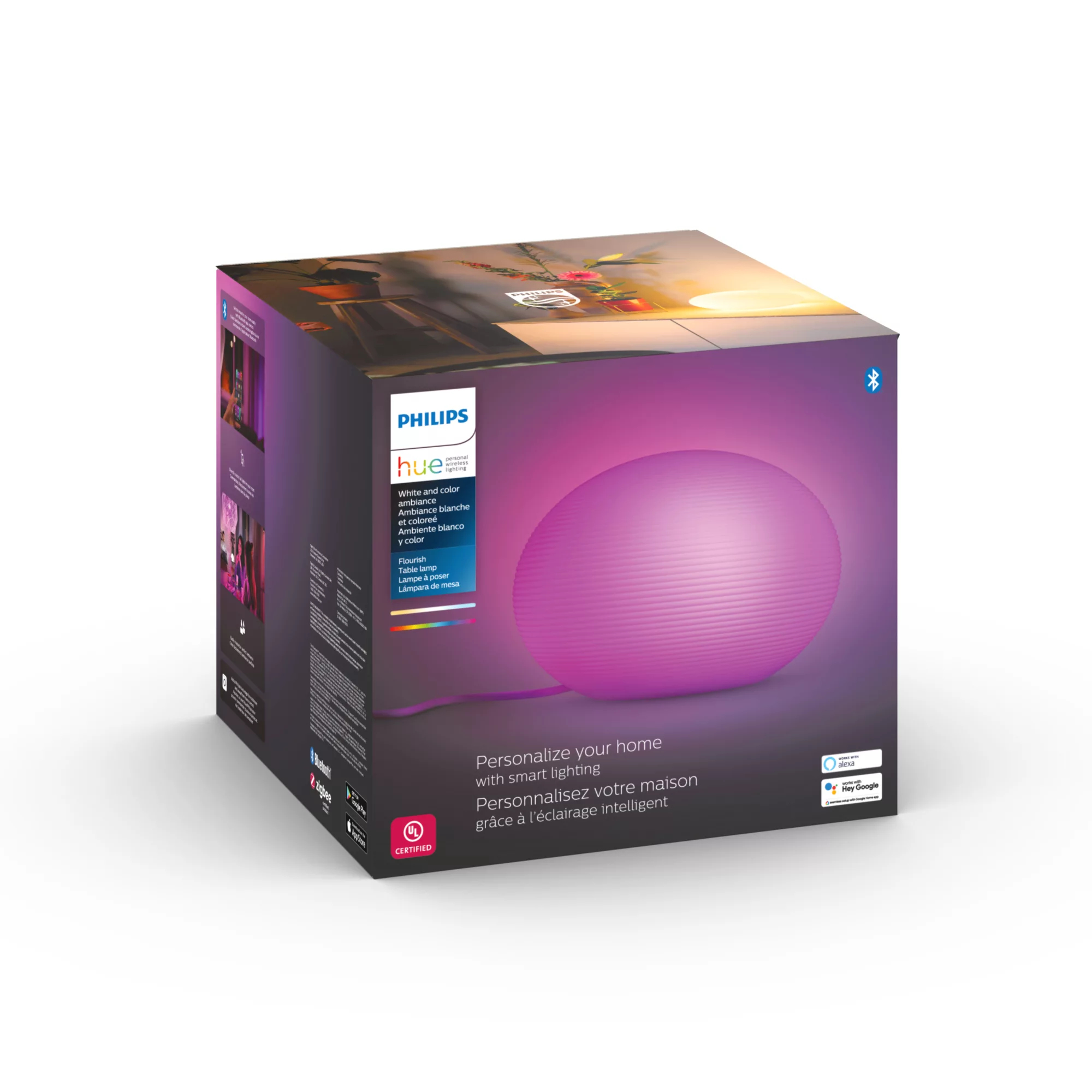 Philips by Signify Philips Hue White and colour ambience 046677571214 smart lighting Smart table lamp Bluetooth/Zigbee – image 4