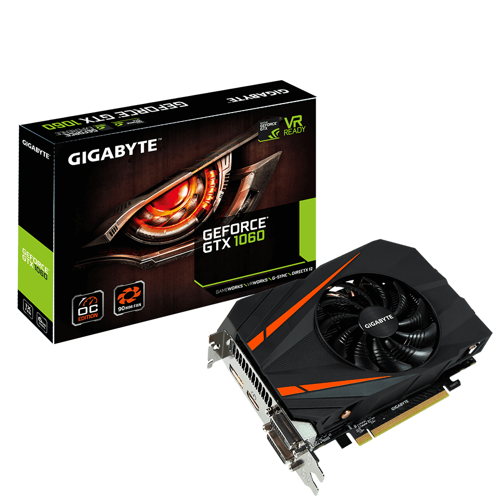 GIGABYTE GV-N1060IXOC-6GD graphics card NVIDIA GeForce GTX 1060