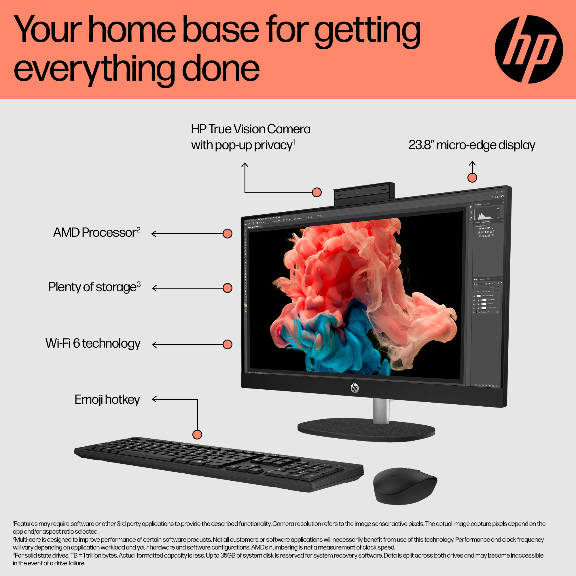 HP 24-cr0036na AMD Ryzen™ 5 7520U – image 7