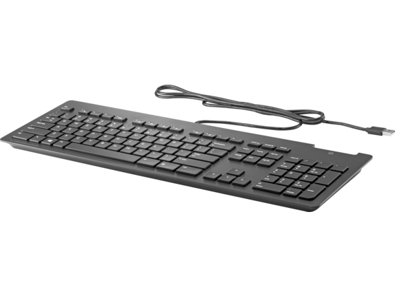 HP 1AT60AV keyboard Office USB Black
