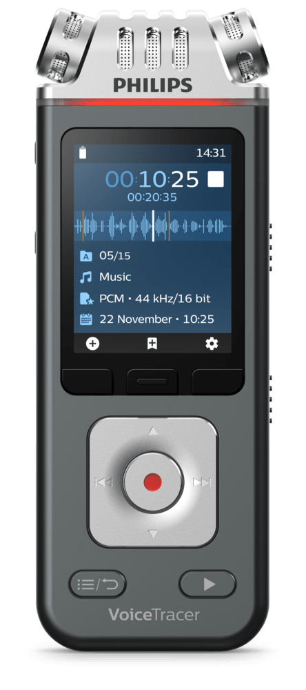 Philips Voice Tracer DVT6110/00 dictaphone Flash card Anthracite, Chrome – image 1