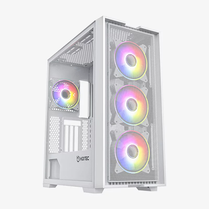 Hiditec H2 AIR ARGB Tower White image 1