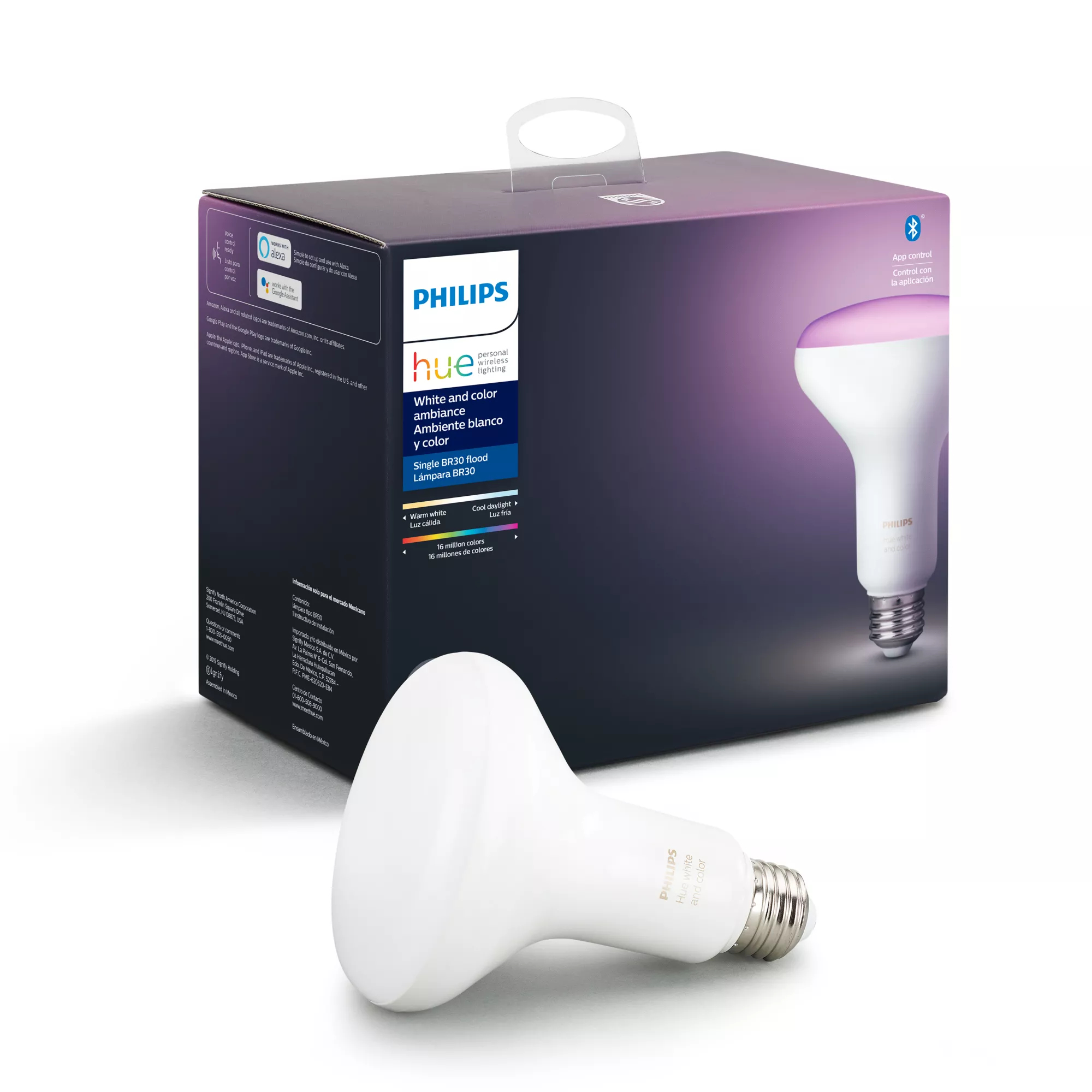 Philips by Signify Philips Hue White and colour ambience 046677548506 smart lighting Smart bulb Bluetooth/Zigbee