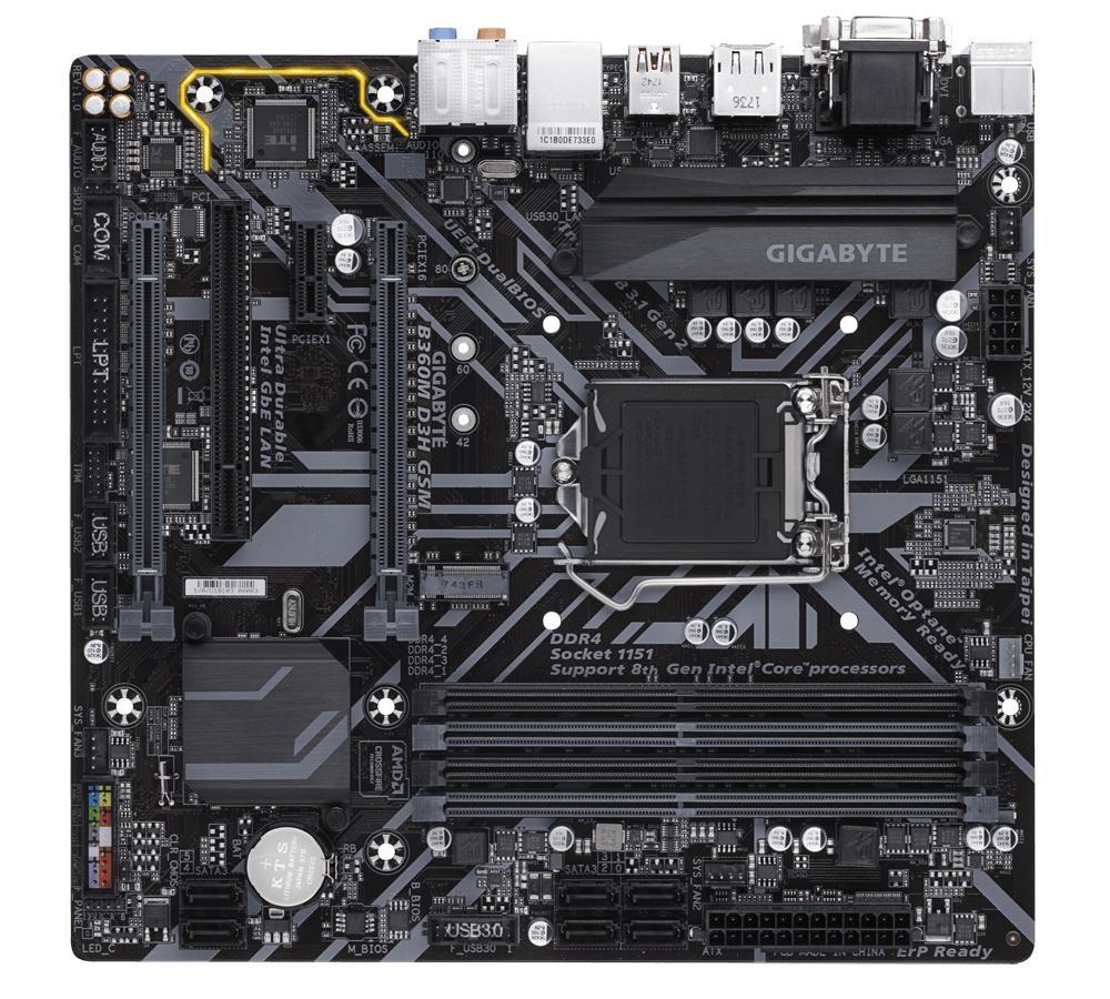 GIGABYTE B360M D3H GSM – image 2