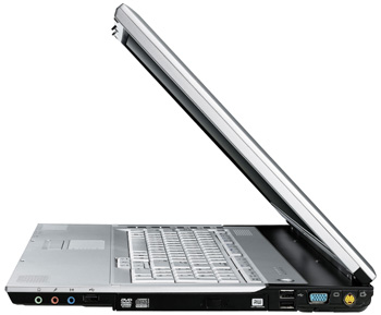 Samsung NP-M70T001 48.3 cm (19") 1 GB DDR2-SDRAM 100 GB NVIDIA GeForce Go 6600 Windows XP Professional QWERTY – image 5