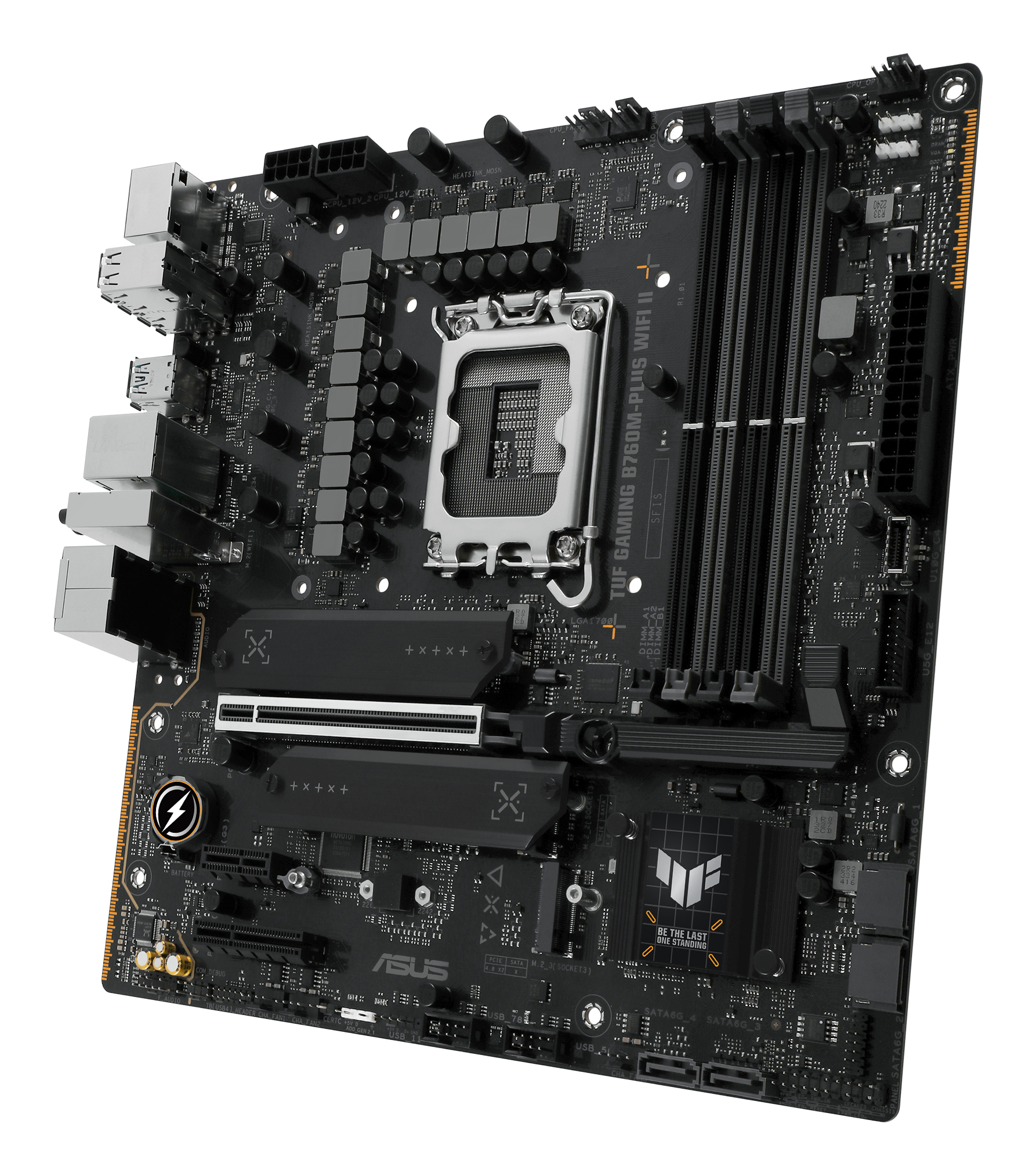 Tarjeta Madre ASUS TUF GAMING B760M-PLUS WIFI II - Socket 1700 - 4xDDR5 - 4800/6400(OC)/7800+(OC) MHz - HDMI - DisplayPort - Micro ATX - TUF GAMING B760M-PLUS WIFI II Tarjeta Madre ASUS TUF GAMING B760M-PLUS WIFI II - Socket 1700 - 4xDDR5 - 4800/6400(OC)/7800+(OC) MHz - HDMI - DisplayPort - Micro ATX - TUF GAMING B760M-PLUS WIFI II