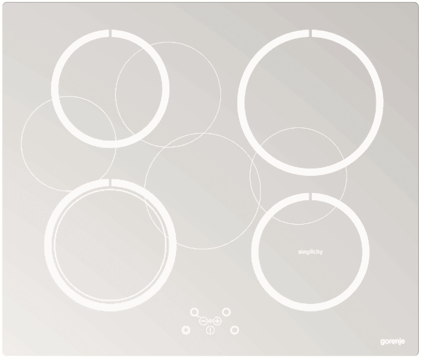 Gorenje IT612SYW hob White Built-in Zone induction hob 4 zone(s) – image 1